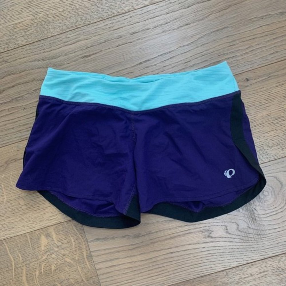 Pearl Izumi Lined Running Shorts Purple and Blue